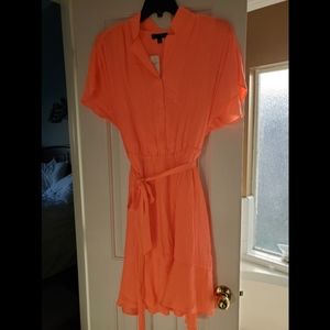 Coral Banana Republic Dress NWT